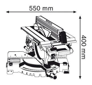 Комбинированная пила Bosch GTM 12 JL Professional (0601B15001) - изображение 2