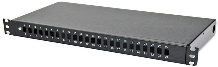 Оптическая панель CMS 24 порта SC-Simplex/LC-Duplex, 1U, фиксированая ...