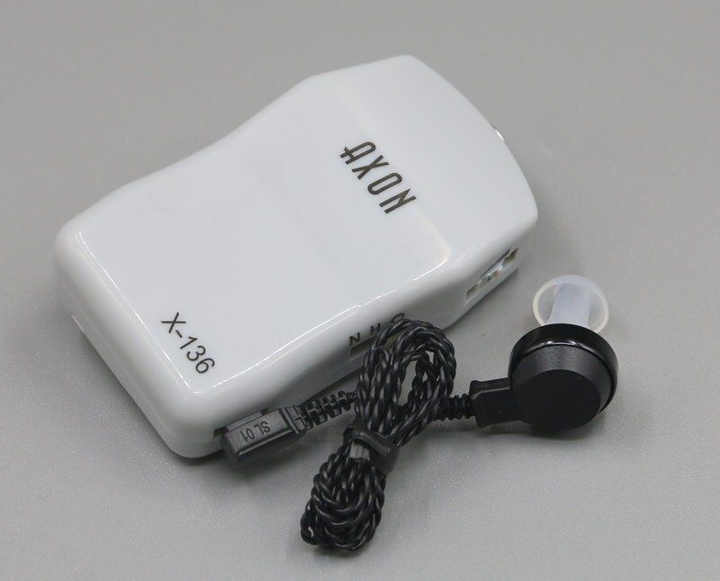 Кишеньковий слуховий апарат підсилювач звуку Axon X-136 (473912-Prob) - зображення 1