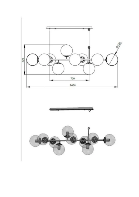 Люстра BB2 PikArt 25268-3 - изображение 4