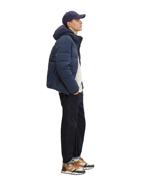 Куртка Tom Tailor mat mix puffer jacket M Темно-синий 1032481-10668 - Фото 5 Куртка Tom Tailor mat mix puffer jacket M Темно-синий 1032481-10668 - изображение 5