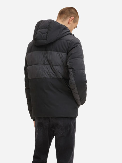 Куртка Tom Tailor mat mix puffer jacket L Черный 1032481-29999 - изображение 3