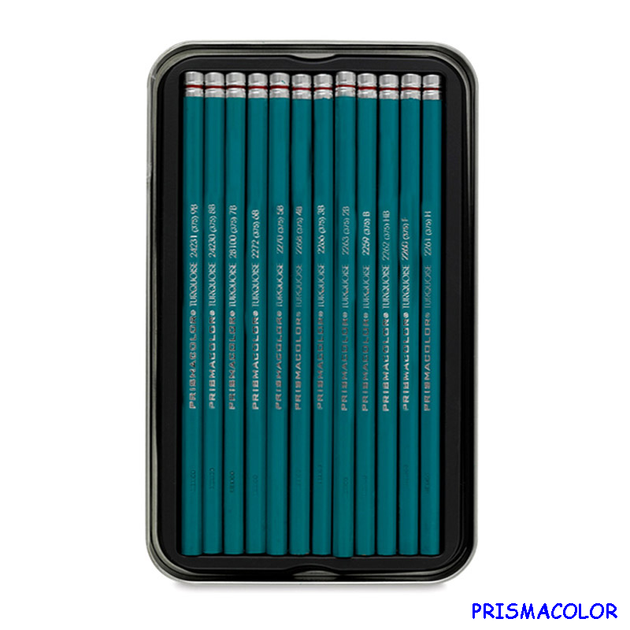Графитные карандаши Prismacolor Turquoise 9B-H - 12 штук - Фото 3 Графитные карандаши Prismacolor Turquoise 9B-H - 12 штук - изображение 3