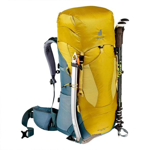 Рюкзак Deuter Aircontact Lite 50 + 10 8205 turmeric-teal - изображение 9