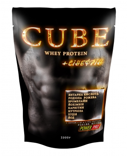 Сывороточный протеин Power Pro PowerPro CUBE, 1кг - лесная ягода – фото ...