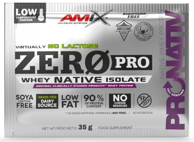 Сироватковий ізолят Amix ZeroPro Protein — 35 г 1/20 — creamy vanilla cheescake - Фото 1 Сироватковий ізолят Amix ZeroPro Protein — 35 г 1/20 — creamy vanilla cheescake - зображення 1