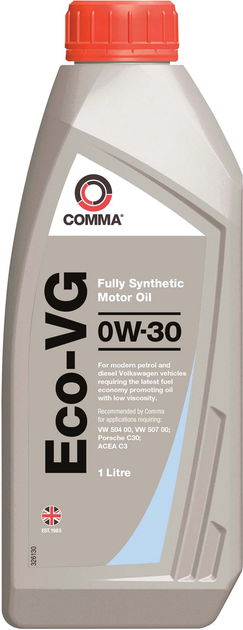 Моторное масло Comma Eco-VG 0W-30 1 л (ECOVG1L) – фото, отзывы ...