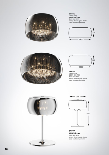 Люстра Zuma Line C0076-05L-F4FZ CRYSTAL - Фото 4 Люстра Zuma Line C0076-05L-F4FZ CRYSTAL - изображение 4