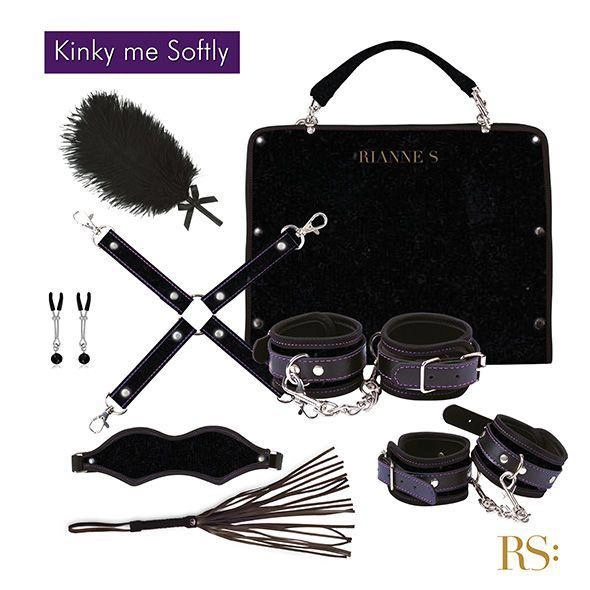 Подарочный набор для RIANNE S - Kinky Me Softly Black: 8 предметов для удовольствия - изображение 1