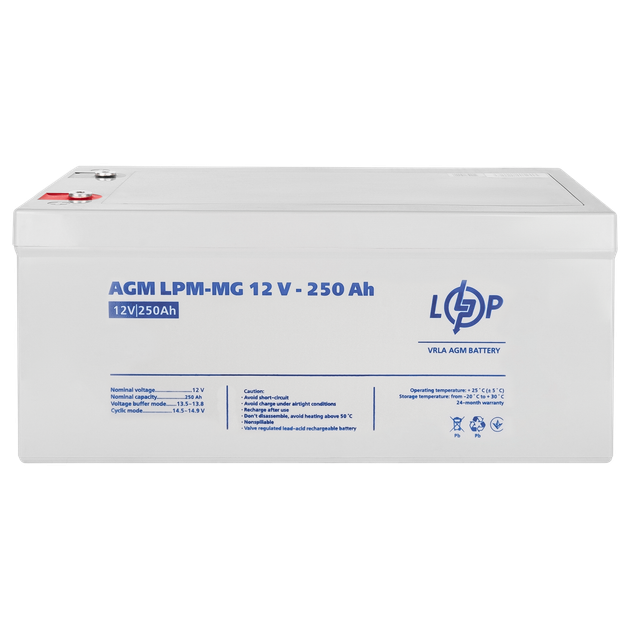 Аккумулятор мультигелевый LPM-MG 12V 250 Ah LogicPower 4198 - Фото 4 Аккумулятор мультигелевый LPM-MG 12V 250 Ah LogicPower 4198 - изображение 4