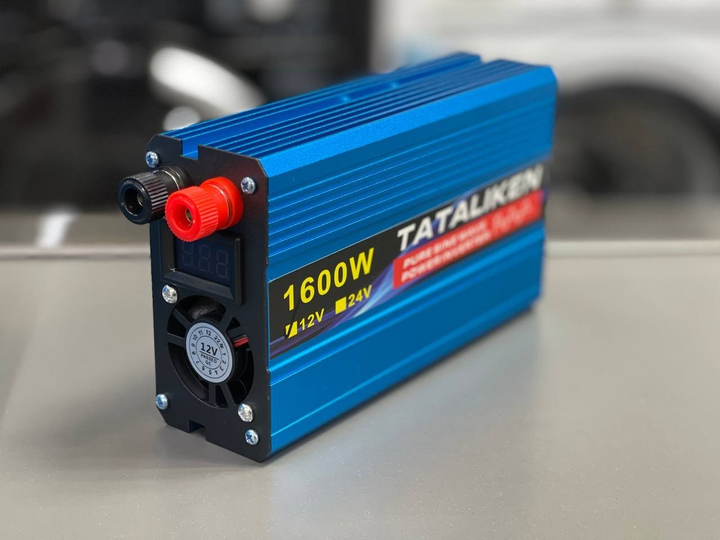 Инвертор преобразователь Tataliken 12-220V Чистый синус 1600W – фото ...