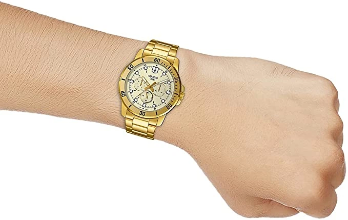 Наручные часы Casio MTP-VD300G-9EUDF Модные Золотистые - изображение 6