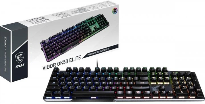 Геймерська клавiатура MSI Vigor GK50 ELITE BW (S11-04UA206-CLA) - Фото 4 Геймерська клавiатура MSI Vigor GK50 ELITE BW (S11-04UA206-CLA) - изображение 4