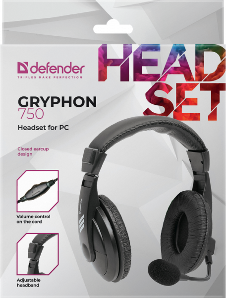 Наушники Defender hn-750 Black - изображение 8