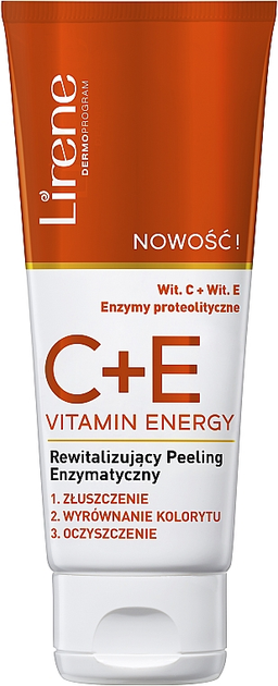 Восстановляющий энзимный пилинг - Lirene C+E Vitamin Energy 75ml (1138443-87886) - изображение 1