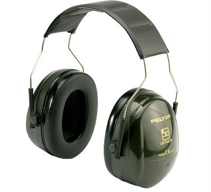 Навушники протишумні 3М Peltor Optime II H520A чорні - зображення 1