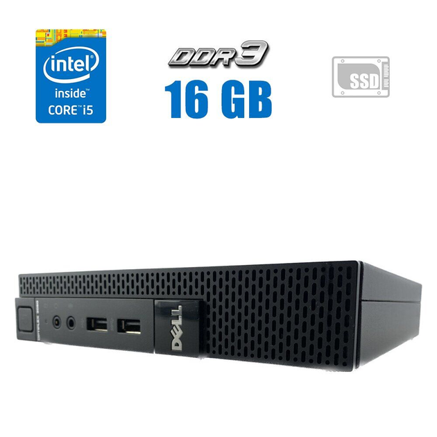Неттоп Dell OptiPlex 3020 / Core i5-4570T (2(4) ядра по 2.9-3.6GHz ...