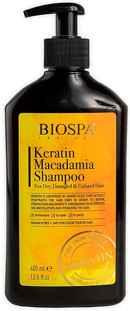 Набор - Sea of Spa Bio Spa Keratin Macadamia (shm/400ml + cond/400ml ...