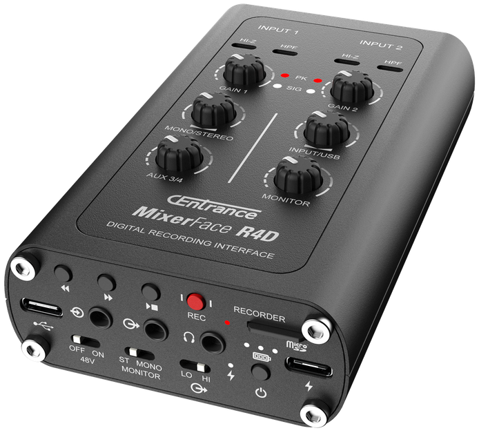 Аудиоинтерфейс CEntrance MixerFace R4R+Centrance PivotMic PM1 - изображение 7