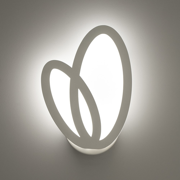 Светильник светодиодный настенный, LED бра LUMINARIA LIVORNO 26W F270/185 ON/OFF WHITE 220V IP20 - изображение 2