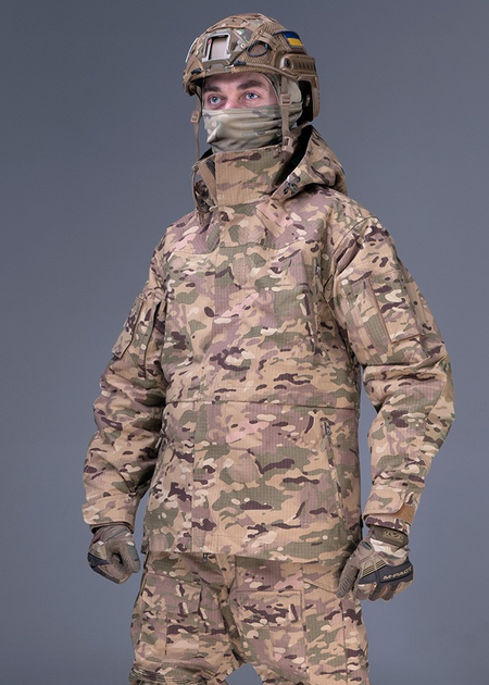 Штурмовая куртка UATAC GEN 5.2 с флисовой парой (XXL) Мультикам (Multicam) STEPPE (Степь) - изображение 1
