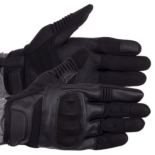 Перчатки тактические с закрытыми пальцами Zelart Military Rangers 9877 размер L Black - изображение 1