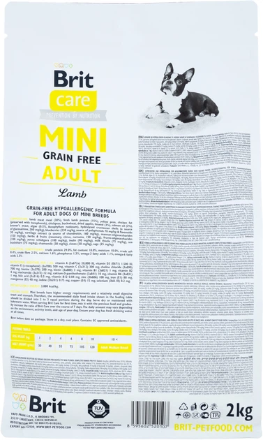 Sucha karma dla psów ras miniaturowych BRIT Care Mini bezzbożowa 2 kg (8595602520107) - obraz 2