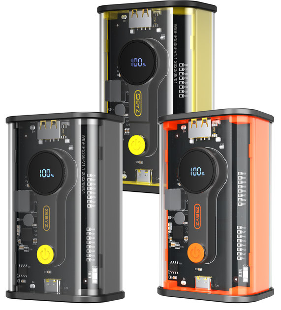 Портативний зарядний пристрій BYZ W89 - 10000 mAh TYPE-C PD (Orange) (6833988) - зображення 5