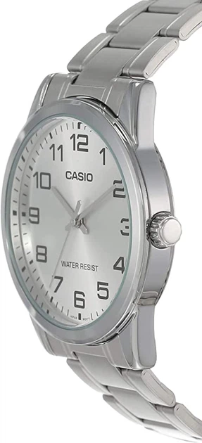Надійний наручний годинник Casio MTP-V001D-7B UDF Сріблястий/сталевий - зображення 2