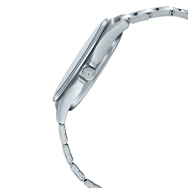 Наручные часы с будильником Casio MTP-VC01D-2EUDF Синие с серебристым - Фото 2 Наручные часы с будильником Casio MTP-VC01D-2EUDF Синие с серебристым - изображение 2