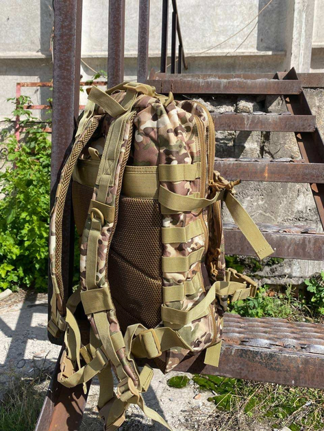 Рюкзак тактичний бойовий на 45 л Мультикам - изображение 2