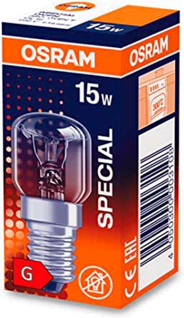 Лампа для холодильника і духових шаф OSRAM S22 15Вт 2700К E14 (4050300003108) - зображення 3