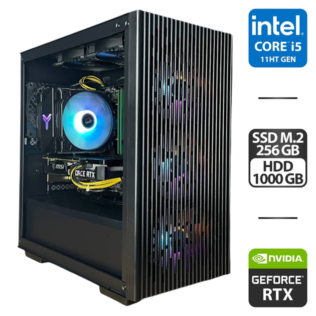 Ігровий ПК Intel Core i5-11400F (6(12) ядер по 2.6-4.4GHz) / 32GB DDR4 ...
