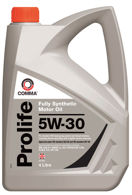 Моторное масло Comma PROLIFE 5W-30 4л (PRO4L) – фото, отзывы ...