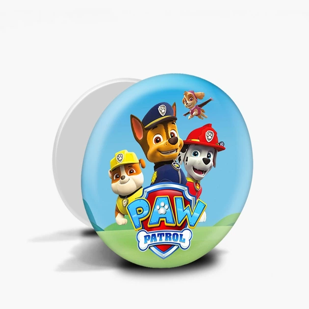 Попсокет (Popsockets) держатель для смартфона Щенячий патруль (PAW Patrol) (8754-1606-WT) Белый - Фото 9 Попсокет (Popsockets) держатель для смартфона Щенячий патруль (PAW Patrol) (8754-1606-WT) Белый - изображение 9