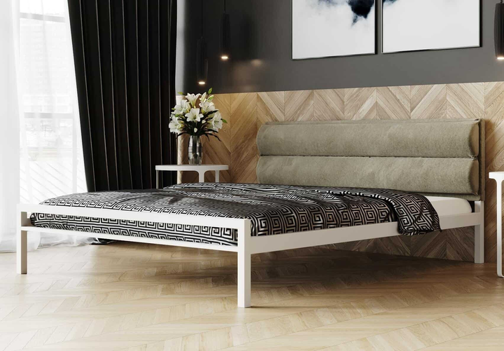 Кровать металлическая Fusion Metal Софт 90х190 Белый – фото, отзывы ...