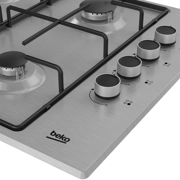 Газова варильна поверхня Beko HIGG 64123 SX (6788125) - изображение 5