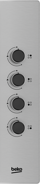 Газова варильна поверхня Beko HIGG 64123 SX (6788125) - изображение 6