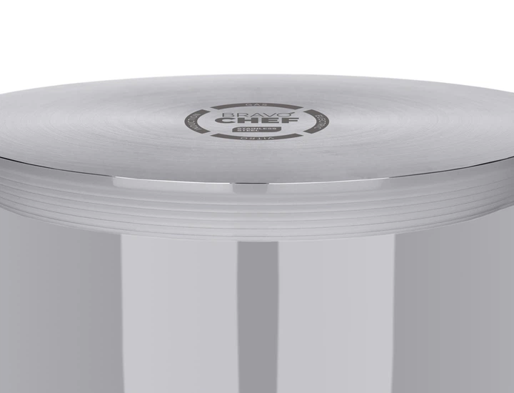 Кастрюля Bravo Chef 22 см (4.35 л) з кришкою (6720870) - зображення 4