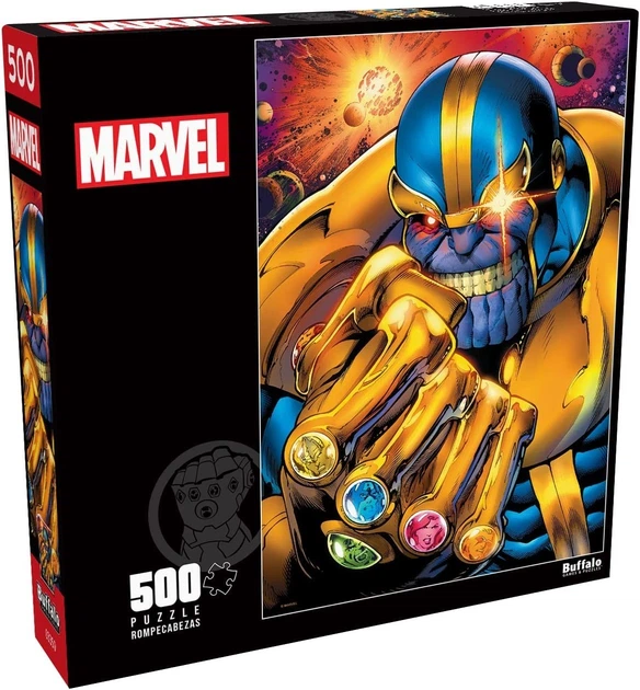 Пазл Buffalo Marvel - Thanos Марвел Танос 500 шт. (3232) - Фото 4 Пазл Buffalo Marvel - Thanos Марвел Танос 500 шт. (3232) - изображение 4
