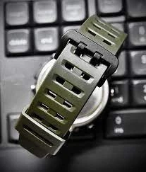 Мужские наручные часы со светодиодной подсветкой CASIO AE-1500WHX-3A Болотный - изображение 3