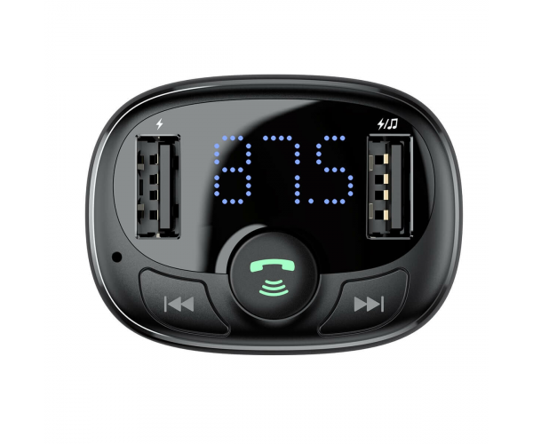 Автомобільний зарядний пристрій Baseus CCTM-01 з FM-модулятором BLUETOOTH MP3 - изображение 4