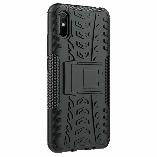 Чехол Armor для Xiaomi Redmi 9A противоударный бампер Black - изображение 3