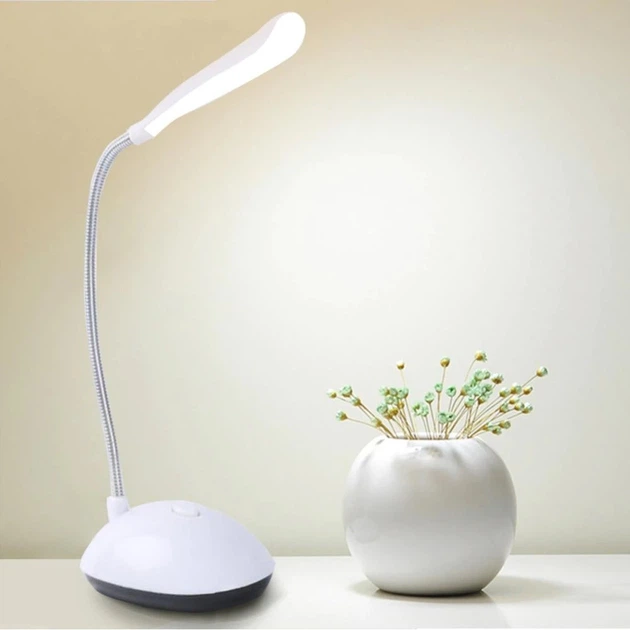 Настольная лампа на батарейках AAA XY-0416 2 Вт LED белая - изображение 6