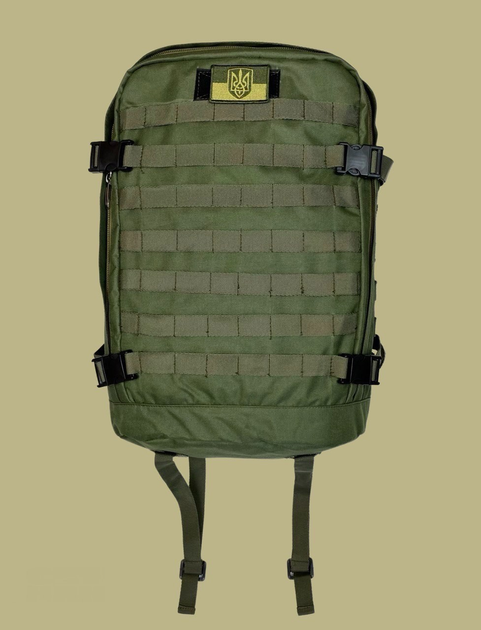 Рюкзак тактичний Getman армійський похідний 40л оливковий, універсальний чоловічий для ЗСУ - зображення 1