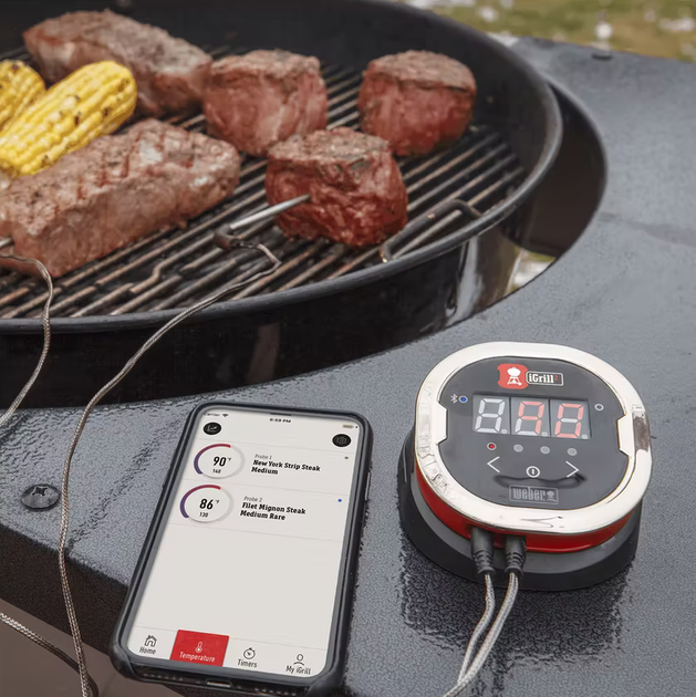 Термометр Weber iGrill 2 для барбекю гриля стейка (7221) - изображение 7