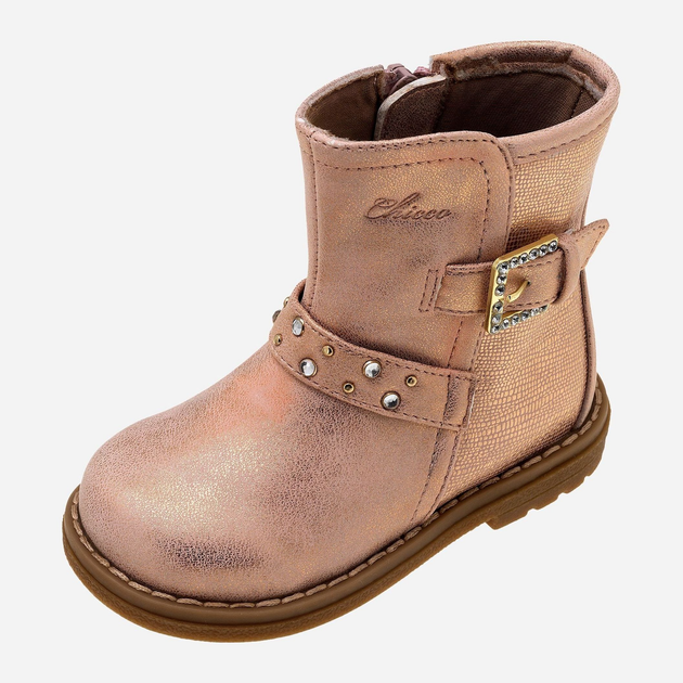 Дитячі демісезонні черевики для дівчинки Chicco 01062648000000-100 27 Рожеві (8051182043585) - зображення 1