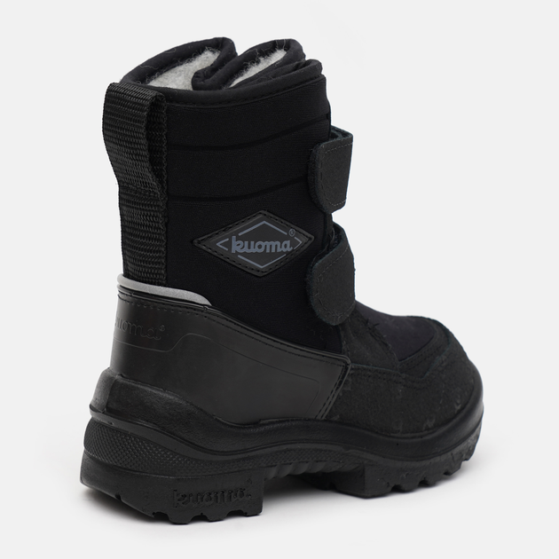 Дитячі зимові чоботи-дутики для хлопчика Kuoma Crosser wool 1360-20 24 15.4 см Чорні (6410901471245) - зображення 4