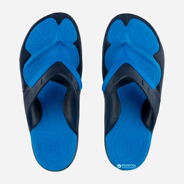 Klapki japonki męskie Crocs Jibbitz MODI Sport Flip 202636-49T-M11 45-46 28 cm Niebieskie (887350879254) - obraz 5