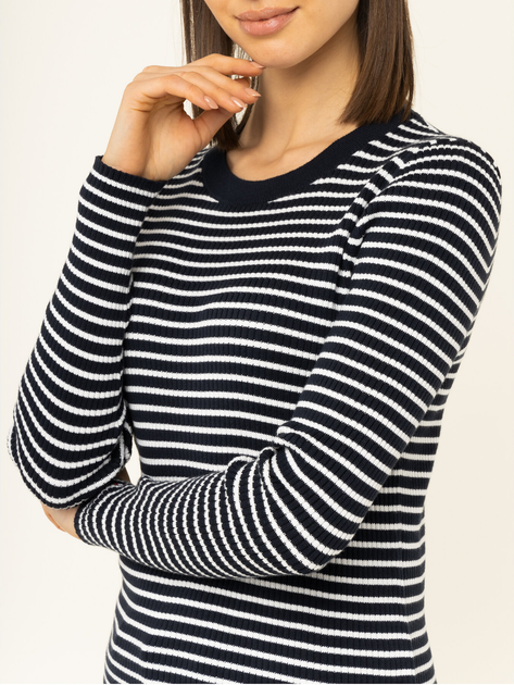 Джемпер жіночий Tommy Hilfiger Joelle C-Nk Swtr WW0WW27018 XS Темно-синій (8719861240075) - зображення 5